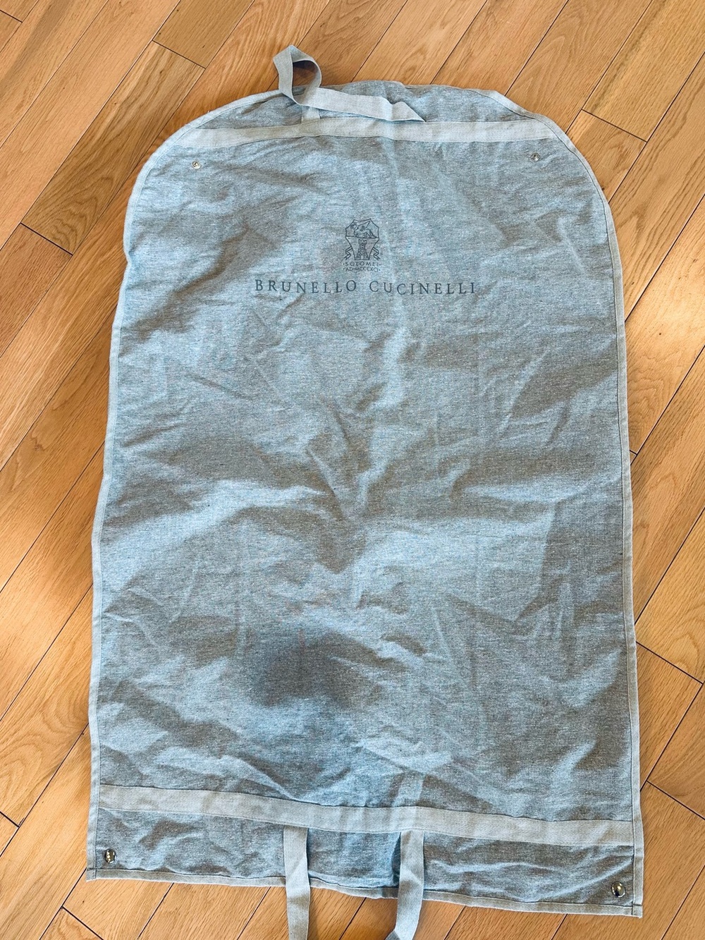 Brunello Cucinelli Light Gray Garment Bag